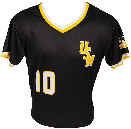 Jersey Baseball V-neck Stacked USM 10