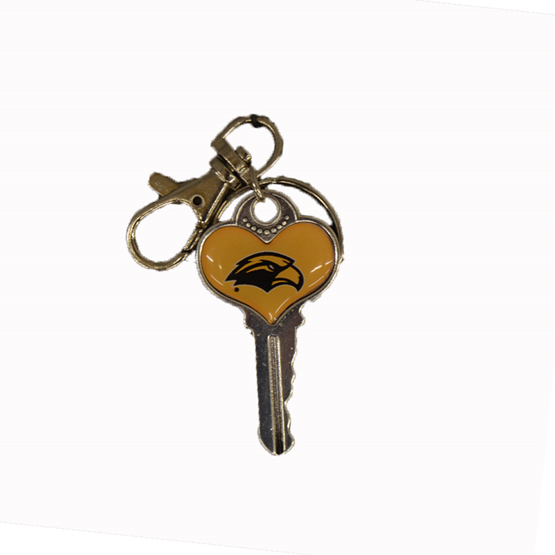 Keychain Key Heart Eagle Head