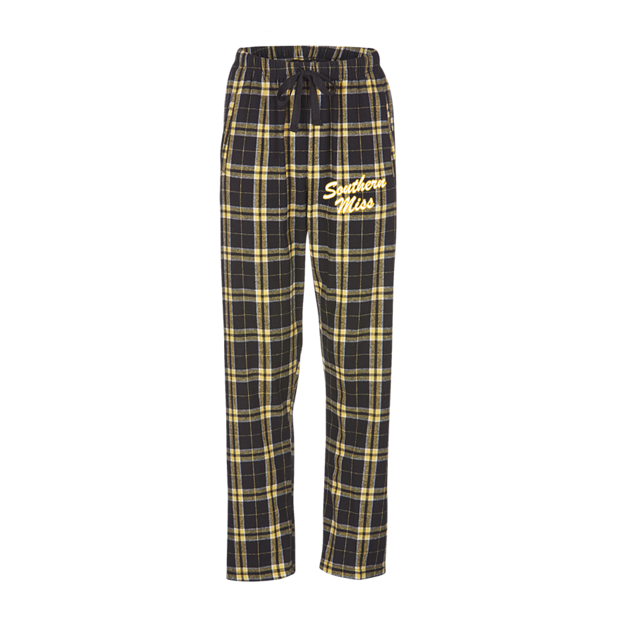 Pant Women's Haley Flannel Plaid with Southern Miss Script
