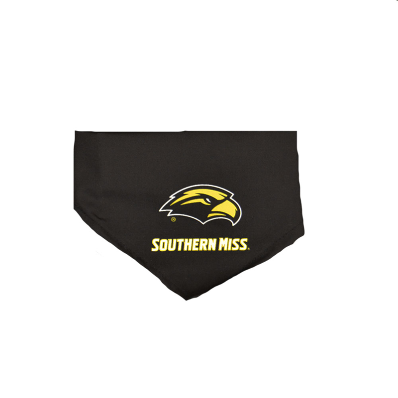 Pet Bandana Eagle Head Southern Miss Lg