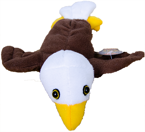 Plush Laying Rock It Crewneck Eagle 8"