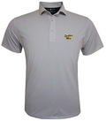 Horn Legend Men's Polo 4-Way Stretch Medallions Print Southern Miss Script