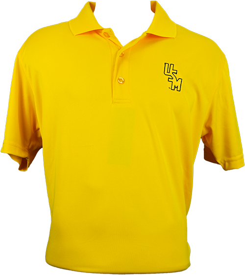 Vantage Polo Men's Omega Solid Mesh Tech Stacked USM