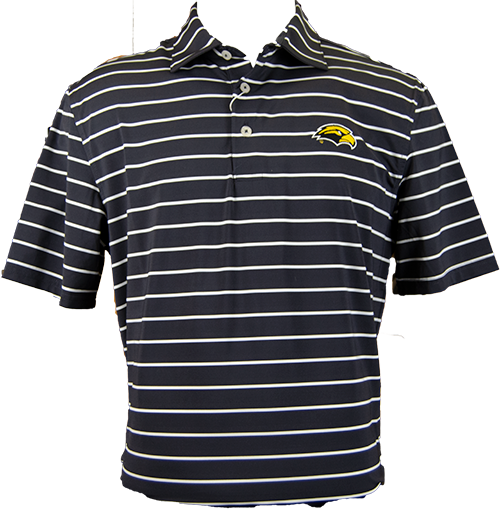 Southern Tide Polo Men's Short Sleeve Brrreeze Desmond Stripe Eagle Head