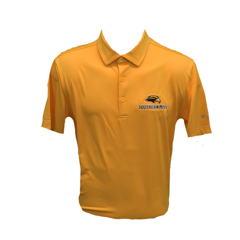 Columbia Men's Drive Omni-Wick Polo with Eagle Head Southern Miss