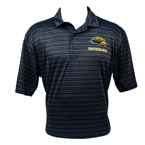 Badger Polo Men's Stripe Eagle Head Southern Miss