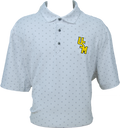 Cutter & Buck Men's Polo Virtue Eco Pique Tile Print with Stacked USM