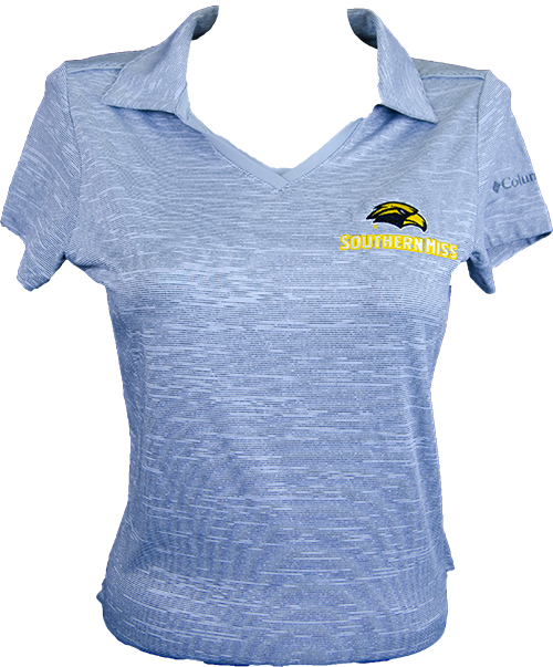 Polo Women's V-neck Eagle Head Southern Miss Omni-Wick