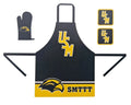Home Kitchen Set with Apron, Hot Pads, and Oven Mitt