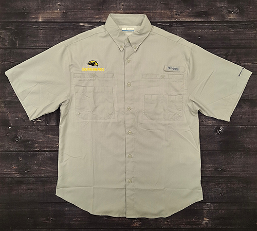 Columbia Short Sleeves Men's Tamiami with Eagle Head Southern Miss