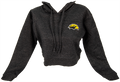 Sweatshirt Women's Crop Hooded Eagle Head