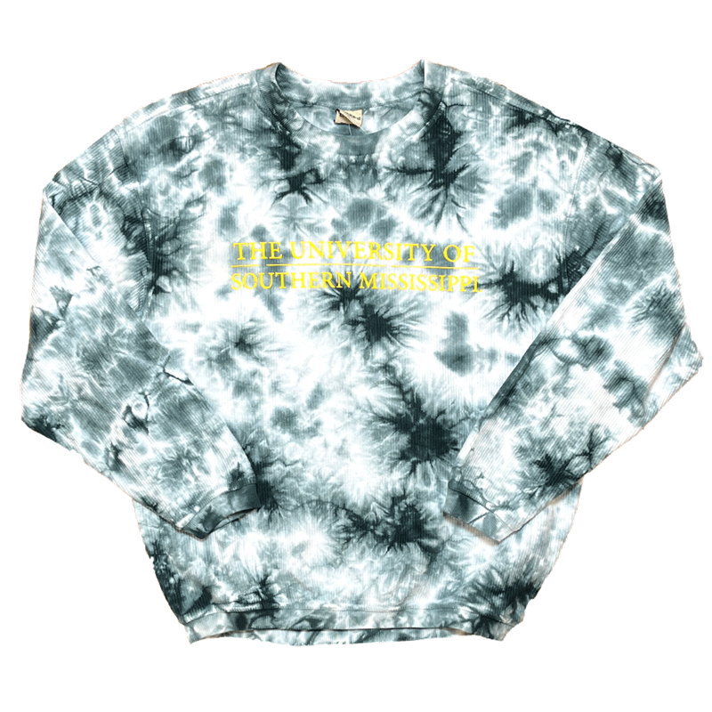 Sweatshirt Corded Tie Dye University Of Southern Miss