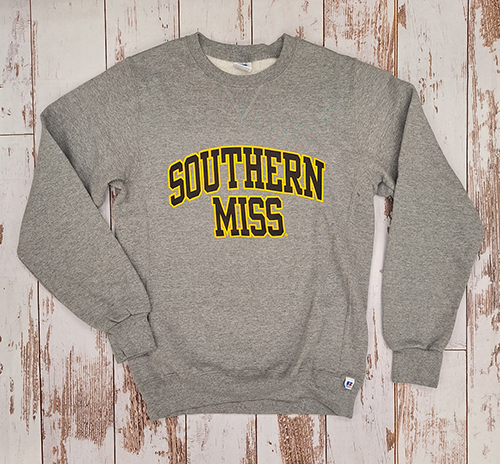 Sweatshirt Crewneck Southern Miss Arch