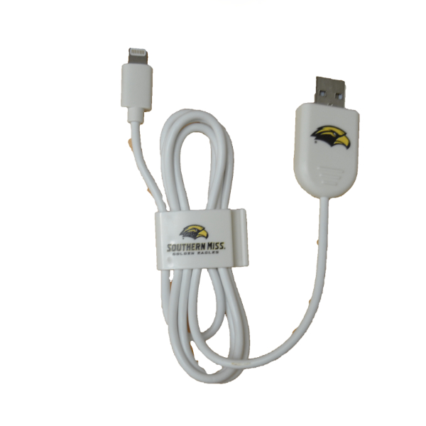 Tech USB & Sync Cable Lightning Quikclip Wordmark Eagle Head
