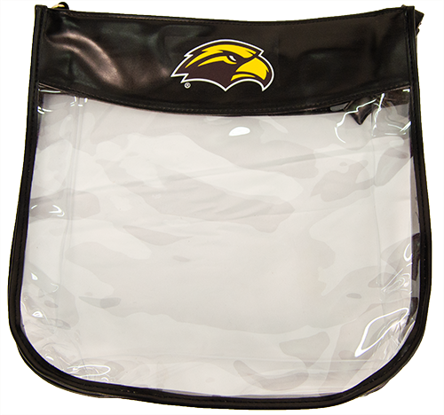Desden Clear Zip Tailgate Purse with Eagle Head