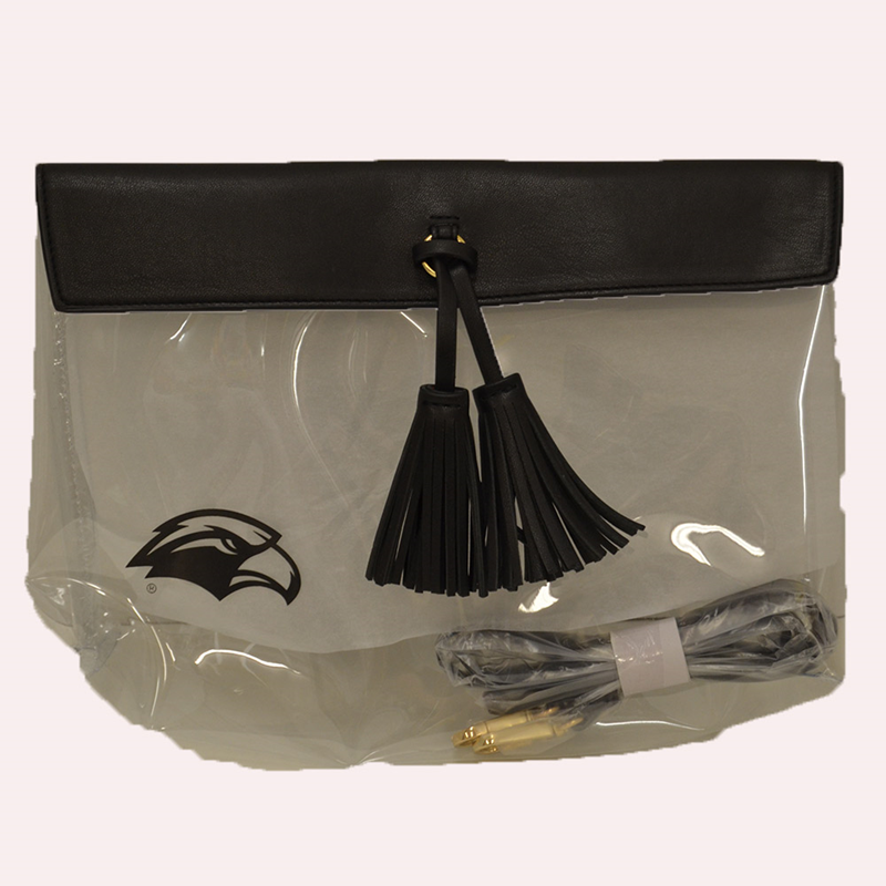 Clear Tailgate Purse with Tassels