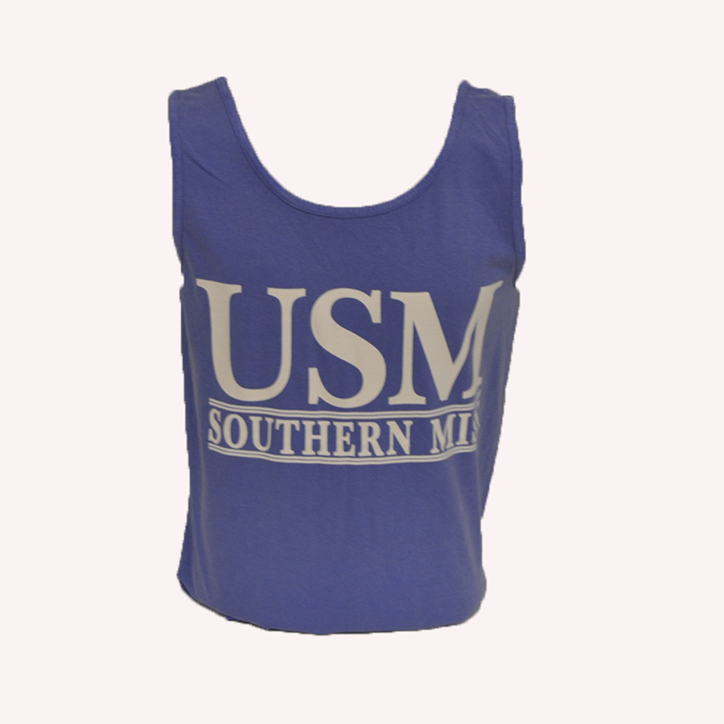 Tank Top USM Double Bars Flo Blue