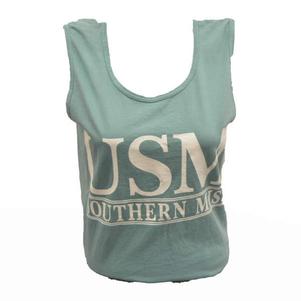 Tank Top USM Double Bars Southern Miss Seafoam