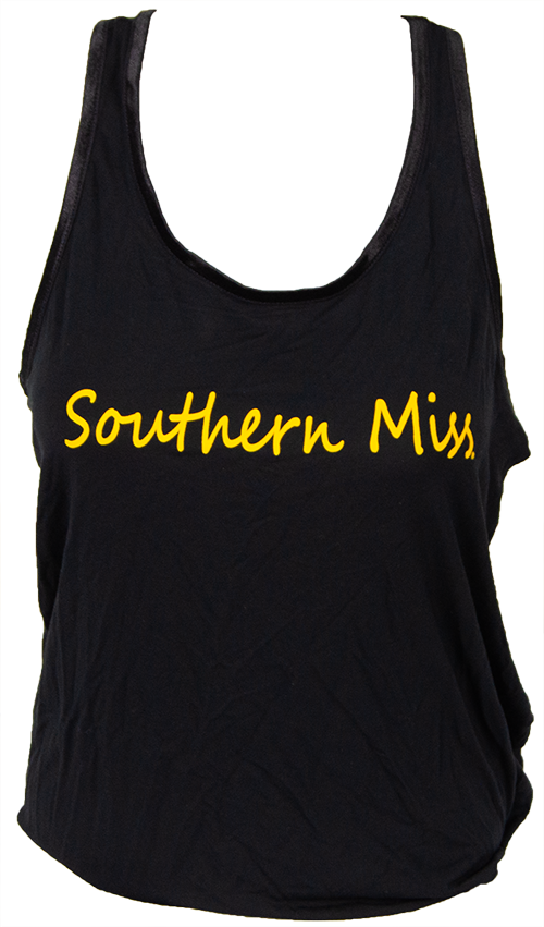 Tank Top Women's Hi Low Southern Miss Script