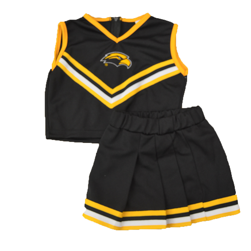 Toddler Cheerleader 2 Piece V-neck Eagle Head