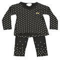 Toddler Girls 2 Piece Short Pant Set Eagle Head Heart All Over