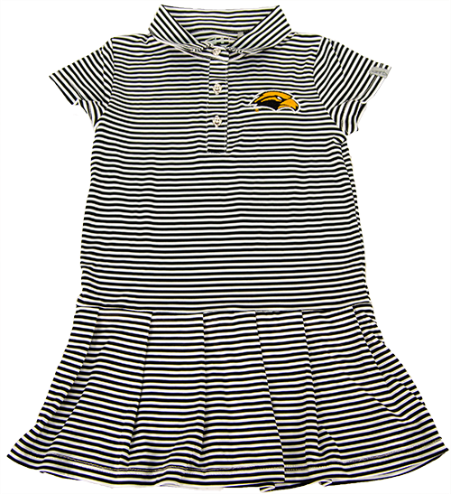 Toddler Girls Dress Polo Striped Beatrice Eagle Head