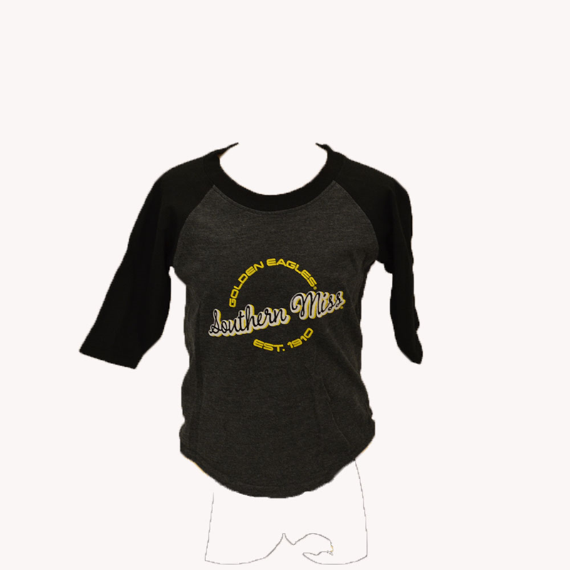 Toddler T-Shirt Long Sleeve Home Run Raglan