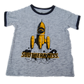 Toddler T-Shirt Short Sleeve Willy Rocket Ship