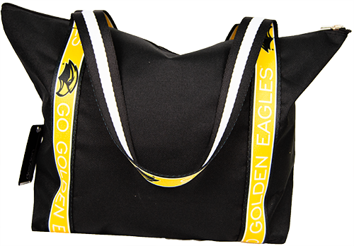 Tote Sophie Straps 2 Sided Eagle Head Go Golden Eagles Striped White