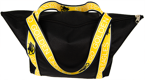 Tote Sophie Straps 2 Sided Eagle Head Go Golden Eagles Striped White