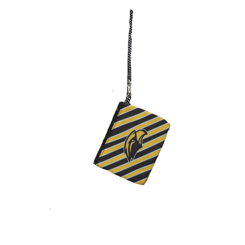 Tote Wristlet Eagle Head Stripes