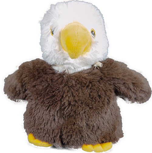 Toy Eagle Warmies Plush Sitting