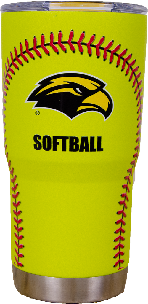 Tumbler 20 oz Eagle Head Softball Laces