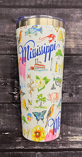 Tumbler 22 oz State Of Mississippi Collection