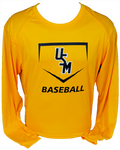 T-Shirt Long Sleeve B-Core Home Plate Baseball