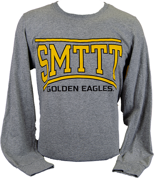 T-Shirt Long Sleeve SMTTT Curve Gold Lines Golden Eagles