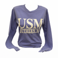 T-Shirt Long Sleeve USM Double Bars Violet