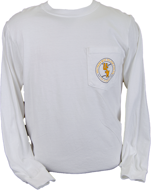 Pete Taylor Park Long Sleeve T-Shirt with Stacked USM on Pocket