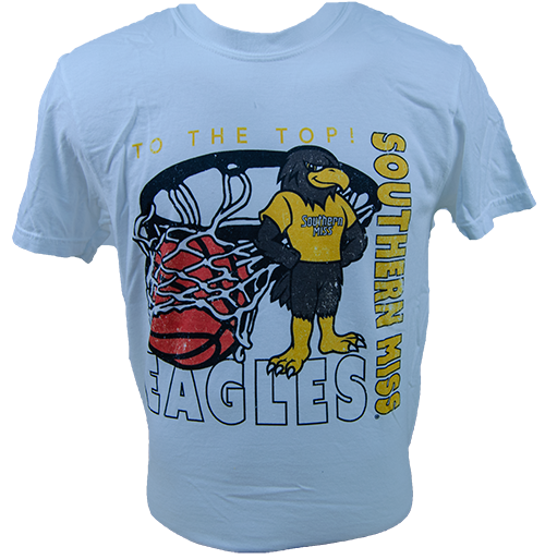 T-Shirt Short Sleeve Alley Oop Basketball Seymour Southern Miss Eagles