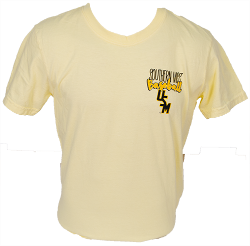 T-Shirt Short Sleeve Baseball Script Baseball & Glove Artwork
