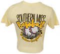 T-Shirt Short Sleeve Baseball Script Baseball & Glove Artwork