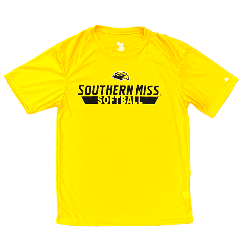 T-Shirt Short Sleeve B-Core Eagle Head Southern Miss Softball