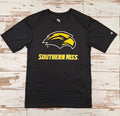 B-Core Short Sleeve T-Shirt with Eagle Head Southern Miss