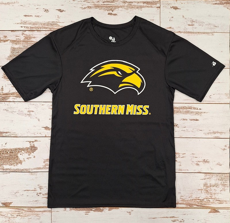 B-Core Short Sleeve T-Shirt with Eagle Head Southern Miss