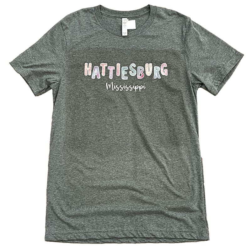 T-Shirt Short Sleeve Crewneck Bella Canvas Hattiesburg