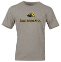 T-Shirt Short Sleeve Essential Eagle Head Southern Miss Wordmark