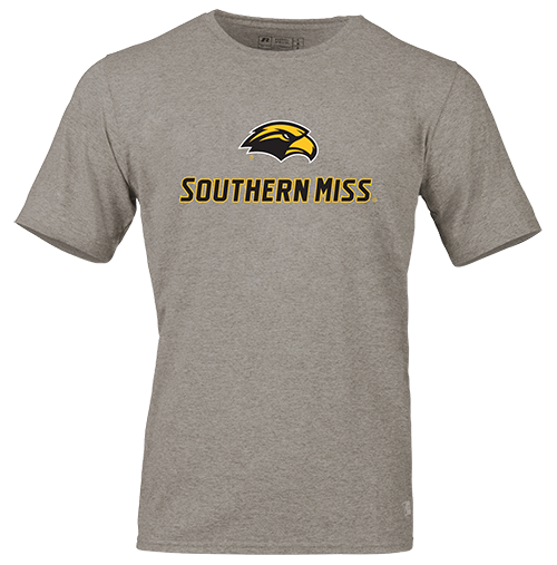 T-Shirt Short Sleeve Essential Eagle Head Southern Miss Wordmark
