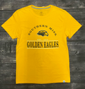 T-Shirt Short Sleeve Essential Southern Miss Eagle Head Est 1910 Bars Golden Eagles