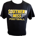T-Shirt Short Sleeve Southern Miss Bars Football