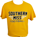 T-Shirt Short Sleeve Southern Miss Bars Football